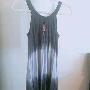 Purple tie-dye dress